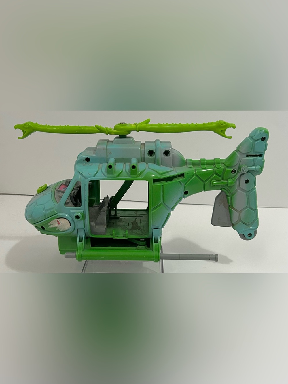 Vintage Playmates 1990 Ninja Turtles Copter Helicopter TMNT Vehicle - Incomplete